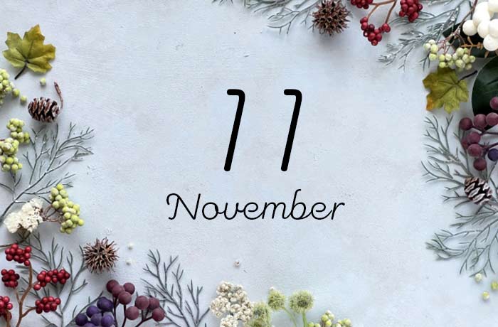 11月、もう年末。